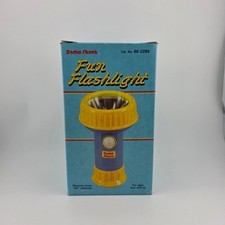 Radio Shack Fun Flashlight 1986 Vintage Kids Light Toy Box Open Unused