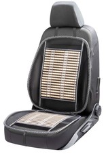 Atmungsaktive Bambus-Sitzauflage, Auto-Sitzauflage beige/schwarz Sitzschoner