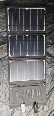 RAVPower Dual-Port Outdoors Charger faltbares Solarmodul DC 5V/3.2A 