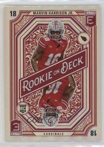 2024 Panini Donruss Elite Rookie On Deck Marvin Harrison Jr #17 RC