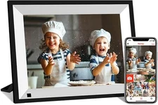Digital Picture Frame,JREN 8 inch WiFi Digital Photo Frame with HD Touch Screen