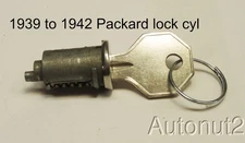 1939 1940 1941 1942 Packard door and trunk handle lock cylinder NOS original