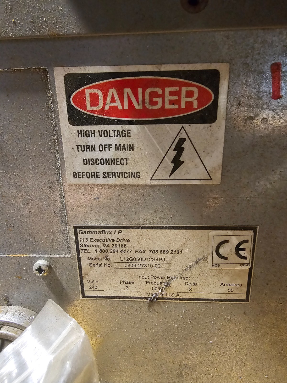 Gammaflux 12 Zone Hot Tip Controller, L12GO50OD12S44PJ,  240 VAC 3 Phase ACE 301