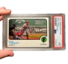 2022 Topps Heritage Mike Trout Image Variation SSP #100 PSA 9