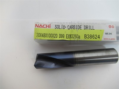 Nachi EXW3260a , 20mm Solid Carbide Flat Bottom High Performance Drill Bit