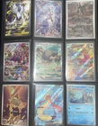 Lot 9  cartes Pokémon FR Full Art Alt Promo JAP-ME/EV-  Etat variable (K5)