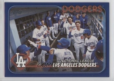 2024 Topps Series 1 Retail Royal Blue Los Angeles Dodgers #183 1u8e