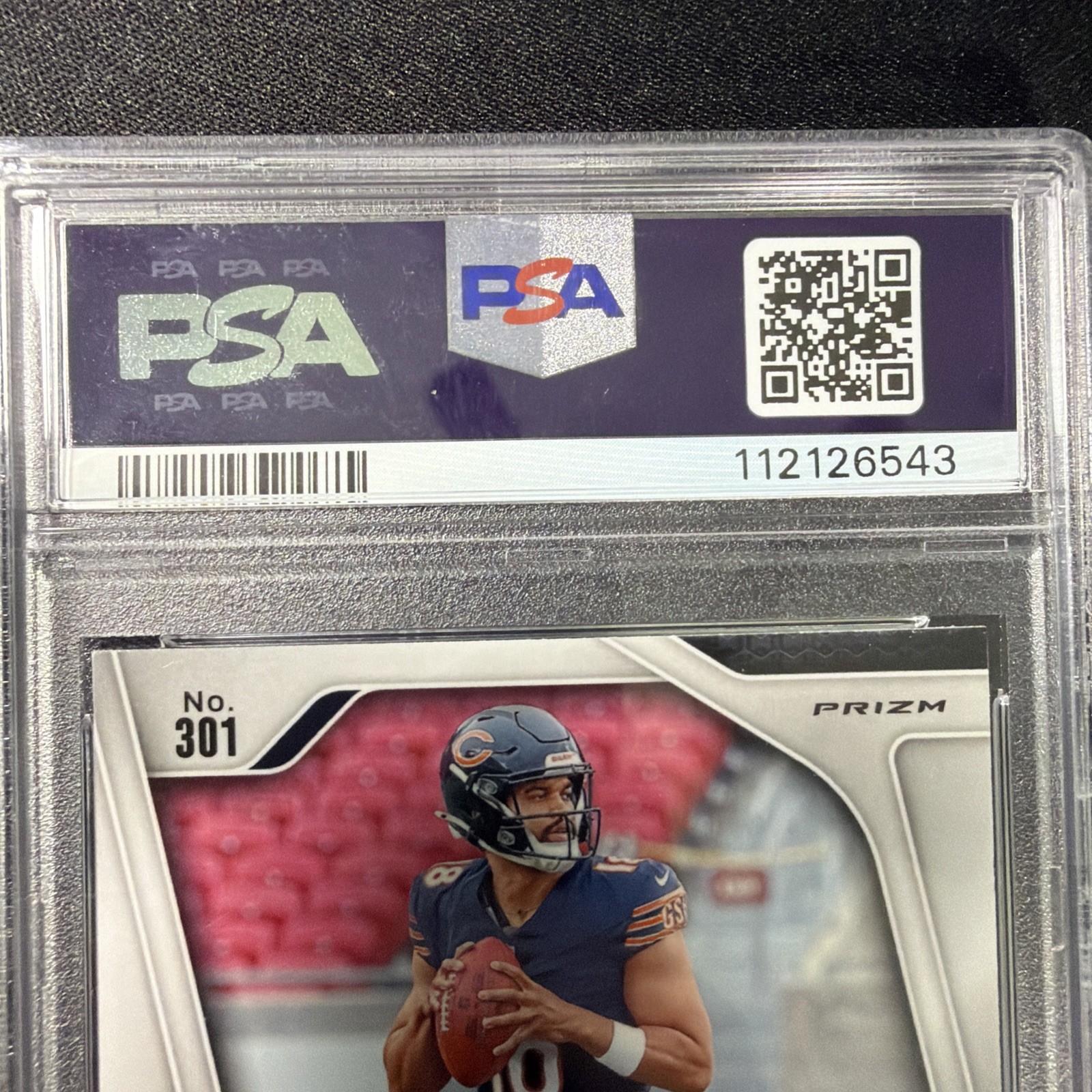 2024 Panini Prizm - Rookies Caleb Williams #301 Disco Prizm (RC) view 3