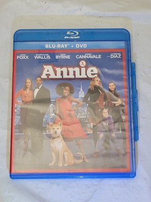 Annie (Blu-ray + DVD, 2014) Musical Comedy Jamie Foxx Cameron Diaz