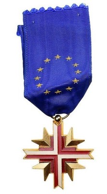 Frankreich, Medaille.  Europäische Konföderation der Veteranen.