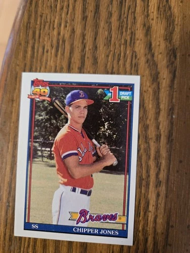 1991 Topps  Chipper Jones  #333 RC