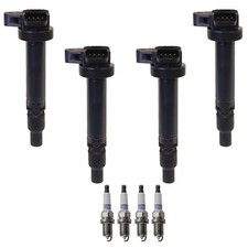 Denso 4 Ignition Coil 4 Platinum Spark Plugs Kit For Corolla Matrix Vibe 1.8 L4