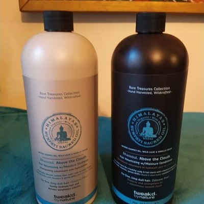Tweak'd by Nature Shampoo & Conditioner Set Brandneu versiegelt je 1L über den Wolken