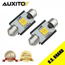 36mm 6411 6418 Led Festoon Interior Bulb Dome Trunk License Plate Light White Cb