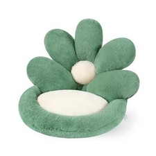 Flower Shape Chair Pillow Cute Seat Cushion 21 inch Comfy Lazy Large Green