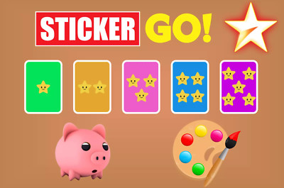 Monopoly_Go Stickers 1 , 2 , 3 , 4 , 5  