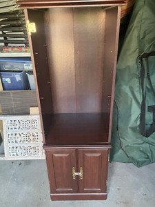 Burgundy Colored Solid Wood Cabinets Pick Up Available