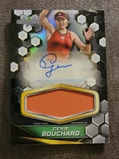 2024 Topps Graphite Tennis Genie Bouchard AUTO  Patch Relic 