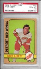 1972	OPC	Nick	Libett	45	PSA 10	Red Wings	