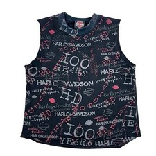 Vintage Harley Davidson Sleeveless Shirt Size XL Made in USA