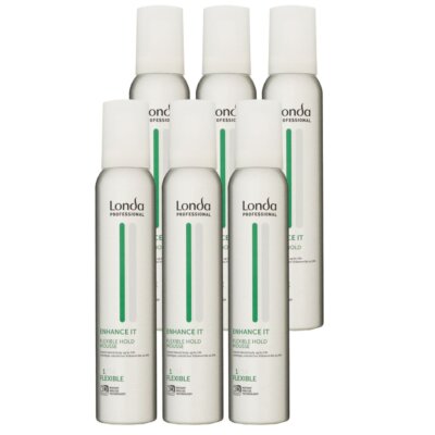 Londa Styl Enhance it 6 x 200 ml Schaumfestiger natürlicher halt Set