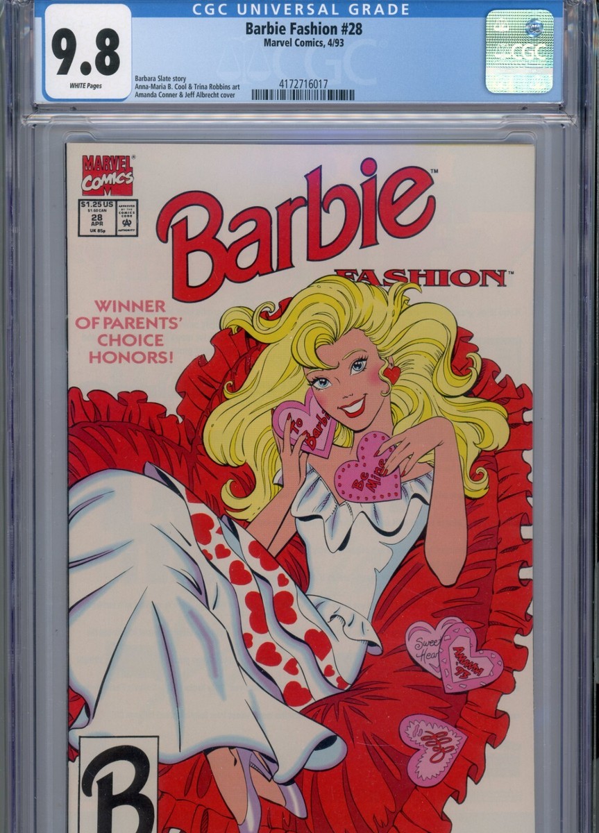 BARBICHE ファッション雑誌 BARBIE FASHION #28 MT 9.8 CGC WHITE PAGES ROBBINS ART CONNER