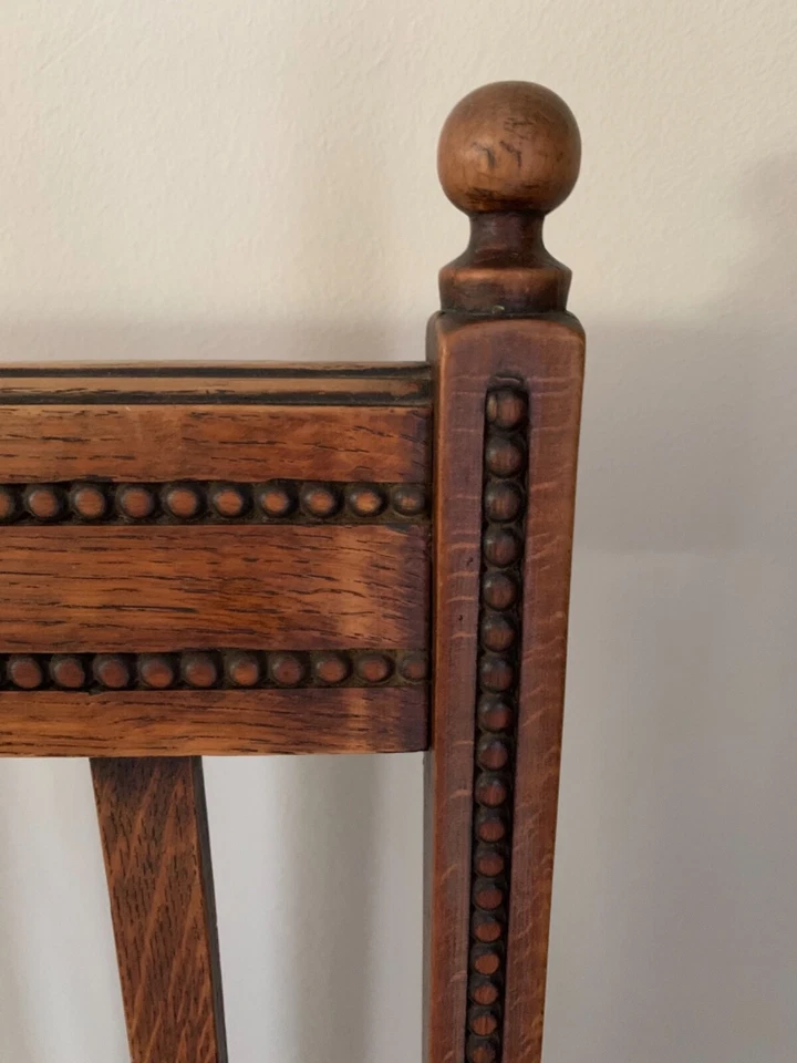 Antiker Tisch, Tee- Kaffee- Kreativ- Zimmer, klappbar, dazu gehören 4 Stühle - Bild 4 von 4