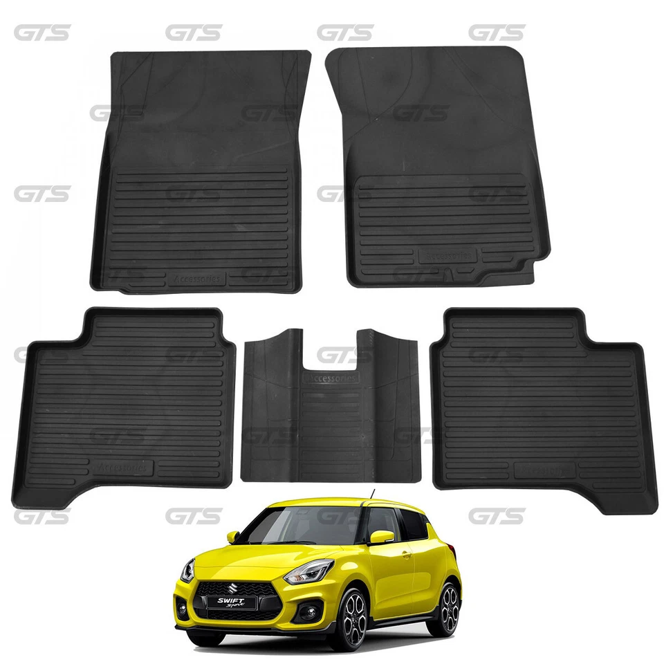 For Suzuki Swift 5Dr Hatchback 2018 - 20 RHD Rubber 3D Floor Mat Carpets Foto 2 de 4