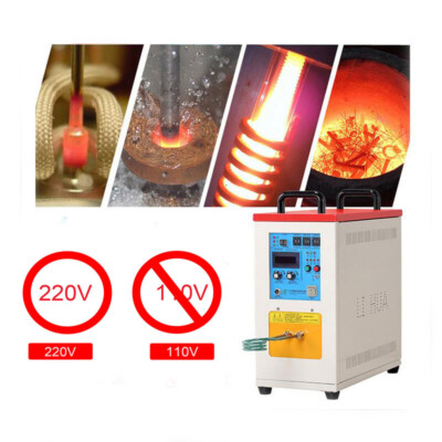 15KW Induktions Hochfrequenz Heizung Induktionsheizgerät Heizung Maschine 2200  