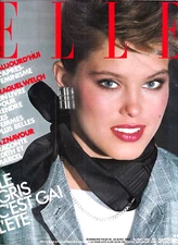 ELLE FRANCE 1983 RENEE SIMONSEN ROSEMARY MACGROTHA RAQUEL WELCH FASHION BEAUTY