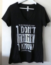 Emmanuel Macron - 'I Don't Think, I Know!' Women's T-Shirt (Size 2XL)