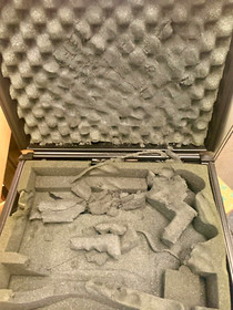 SEGA! Hard Shell Blockbuster Console Case: Store-Display-Travel-Carry - Lot Of 3