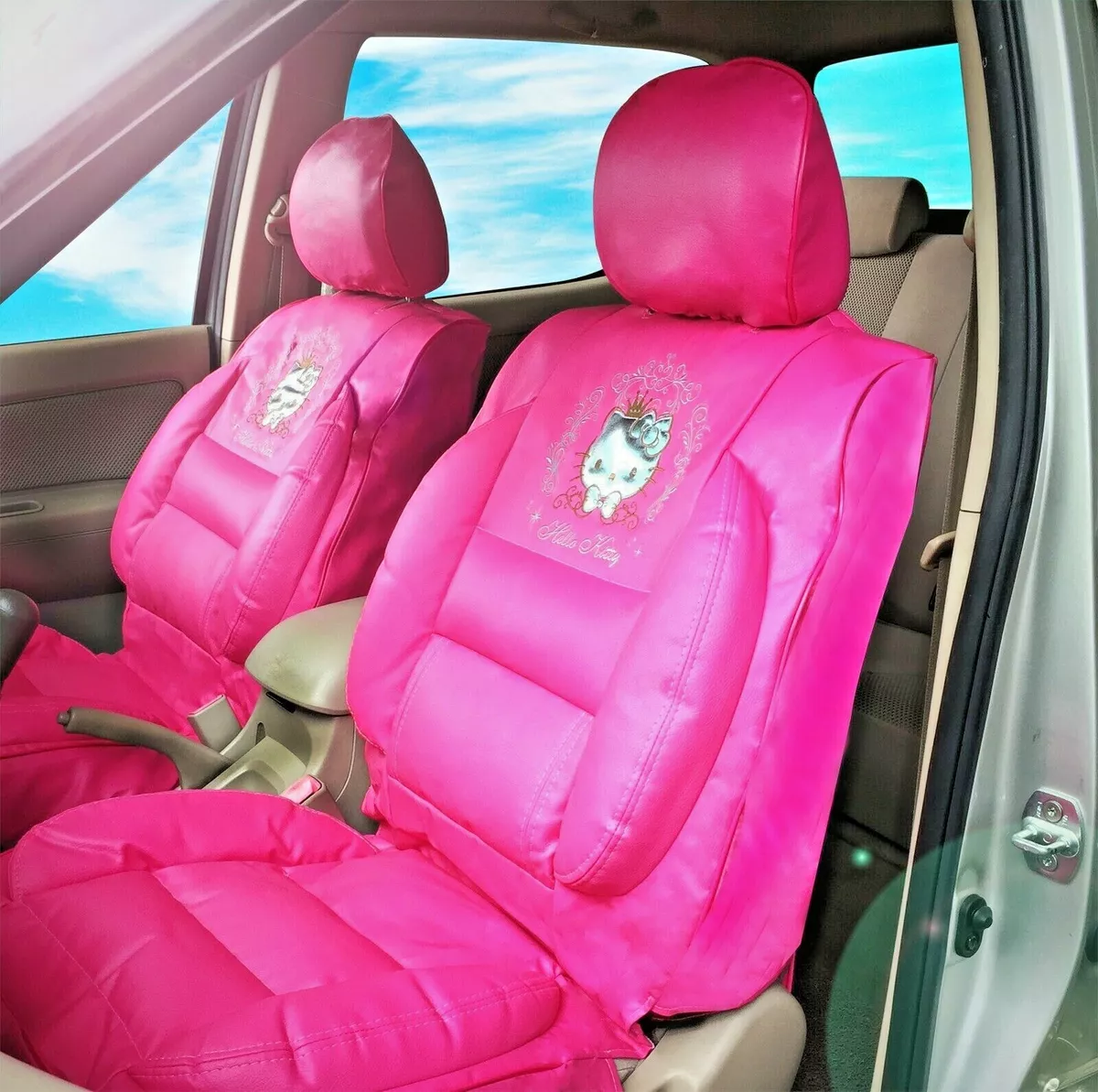 Hello Kitty Car Seat Covers Limited Edition Premium Princess model