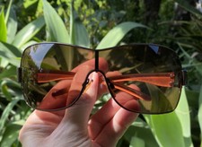 Vtg Calvin Klein Women's Oversized Sunglasses 59 18 120 Pre-Owned