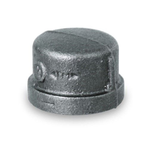 1/8"-6"in Cap Black Malleable Iron Pipe Fitting Female Threaded Plumbing USA NEW