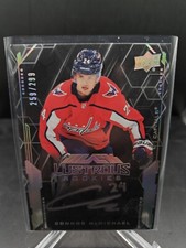 Connor McMichael Black Lustrous Rookie Auto /299 2020-21 SPX Black 