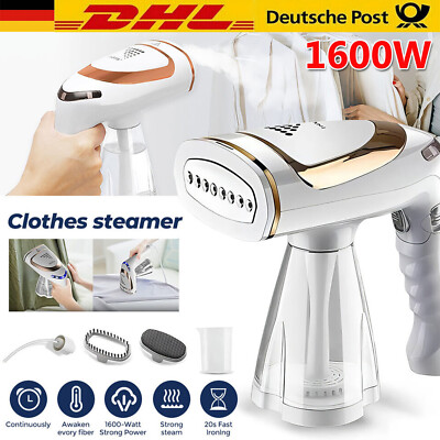 1600W Garment Steamer Handheld Dampfglätter Dampfbürste Steamer Dampfbügler EU