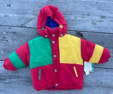 Vintage Color Block Puffer Jacket YOUTH Kids N Fun