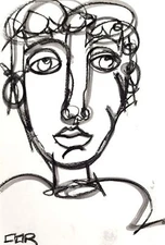 Corbellic 10X7 Vintage impressionism Realms Abstract Narratives