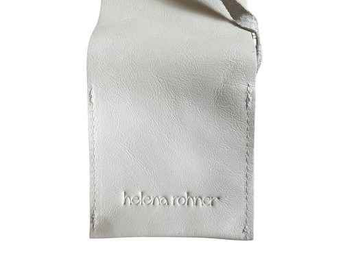 Helena Rohner Leather Jewelry Pouchette Pouch Storage Off White Small Tie - Picture 7 of 7
