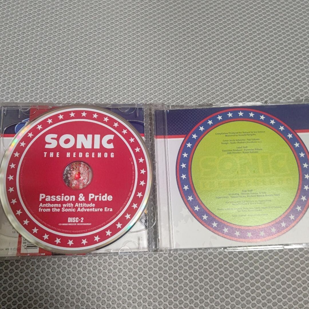 SEGA Sonic The Hedgehog Passion & Pride Anthems CD USED From