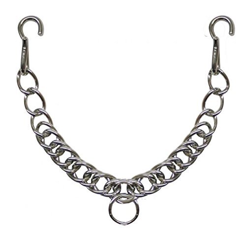 Catenina inglese in acciaio inox 12" con ganci - Foto 1 di 1