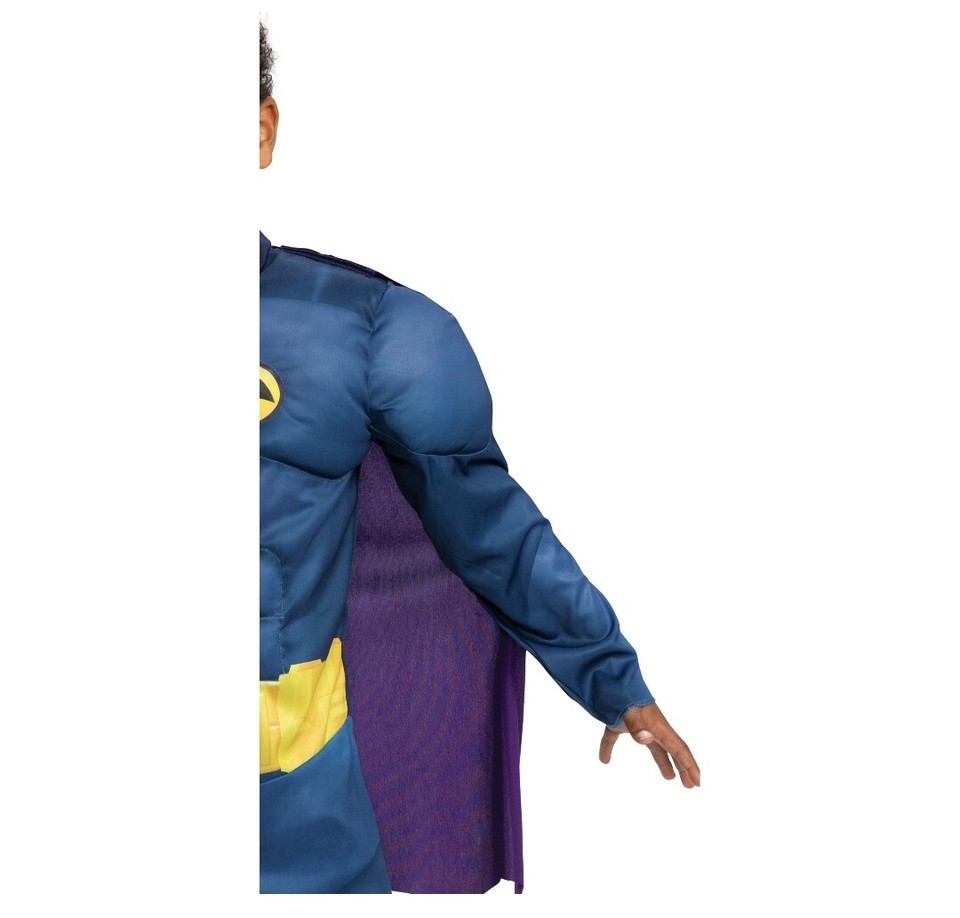 Disguise Batwheels DC Batman Padded Muscles Toddler 3T 4T Halloween