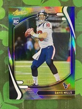 2021 Panini Absolute Davis Mills Spectrum Green Rookie #/25 #123 Houston Texans