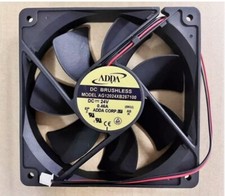 ADDA AG12024XB257100 DC24V 0.46A cooling fan 12025 12CM 2 wire