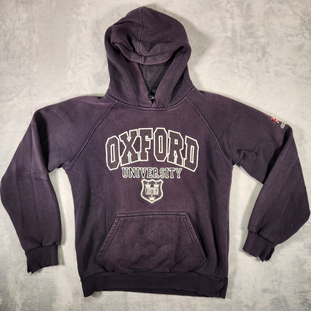 Oxford University Hoodie Mens Small Blue Sweatshirt College