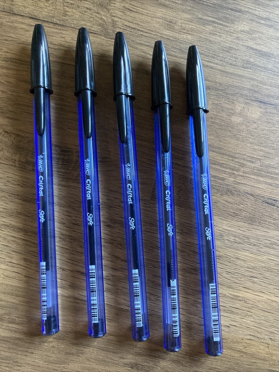 Boli Bic Cristal Soft Bic Cristal Soft Black Medium Ball Pen BLACK