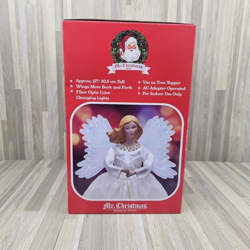 Mr. Christmas Animated Tree Topper Fiber Optic Angel, White 49459 - 第 3/9 張圖片
