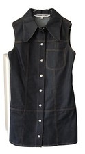 Alexander McQueen Denim Dress Robe