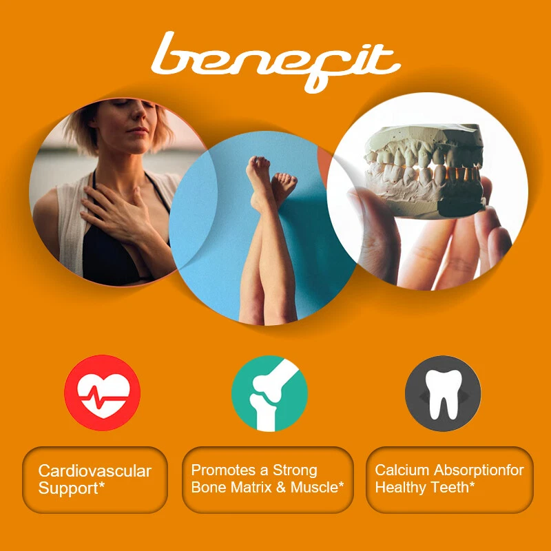 (2 Botellas) Vitamina K2 (MK7) D3 5000 UI Suplemento, Cápsulas BioPerine, Inmune Foto 3 de 4